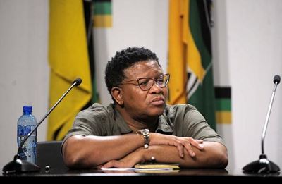 Mbalula and Gigaba forced to flee ANCYL meeting as vehicles set alight