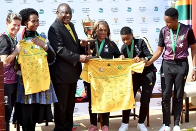 President Ramaphosa calls for equal pay in sports