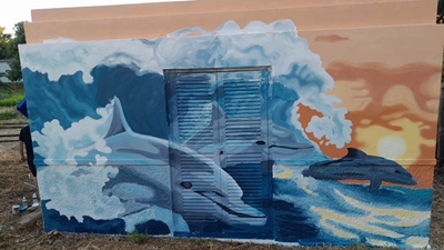 Young street artist makes waves in Wilderness