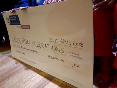 R2 miljoen inspuiting vir Eden-sport