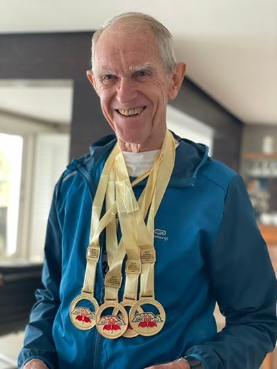 Local athlete, aged 81, wins six golds at nationals