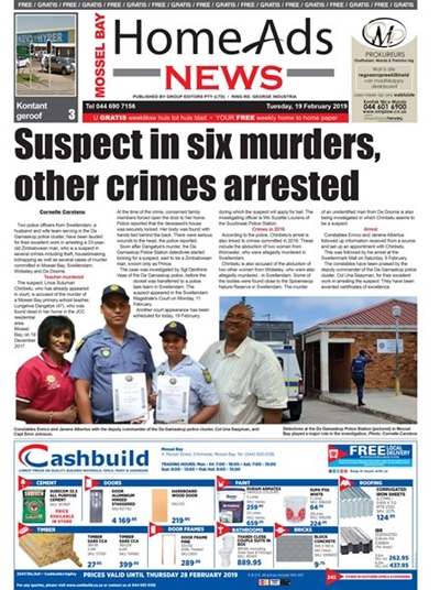 This week's Mossel Bay Home Ads News