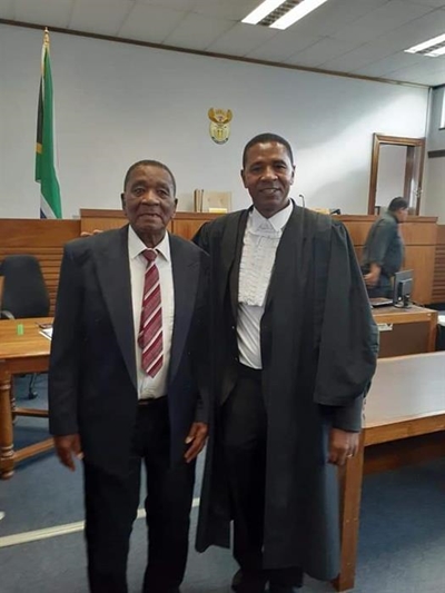 It's now advocate Lionel Esau