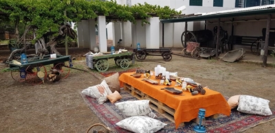 Karoo-kombuis plaas kollig op Graaff-Reinet
