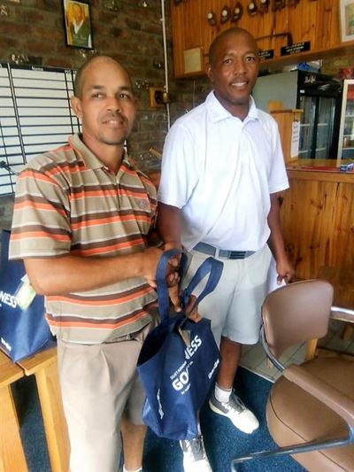 Golfer Rowan George on fire in scorching heat
