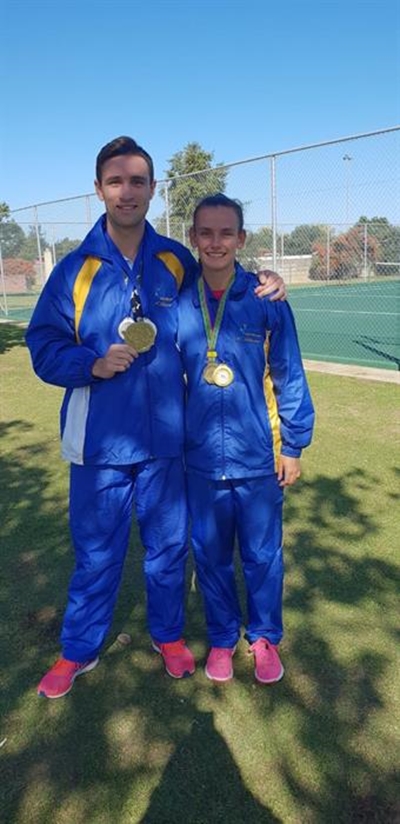 Twee Kwaggas skitter in atletiek