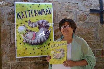 Onderwyseres se kinderboek op die rakke