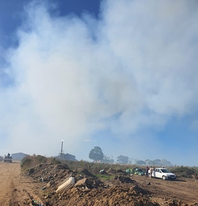 Update: Landfill site fire