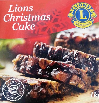 Lions Christmas cakes for sale