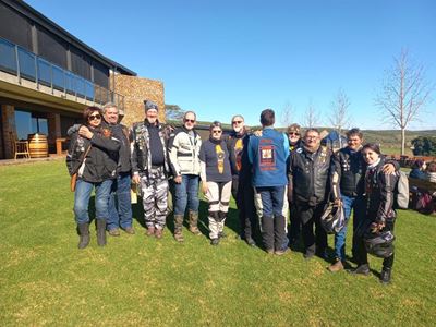 Helpende Hand motorfietsryers hou Jacket Run
