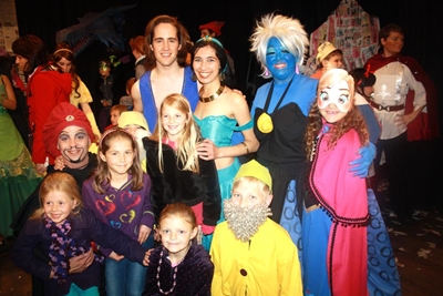 Disney characters amaze on stage