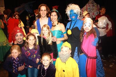 Disney characters amaze on stage
