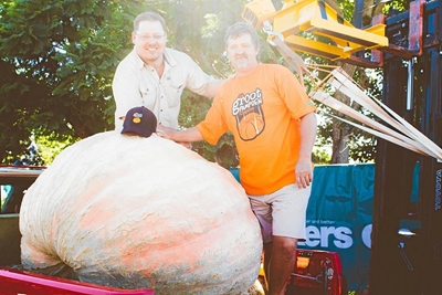 Update: Local wins Giant pumpkin competition