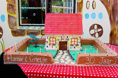Hansie & Grietjie vier dertigste verjaarsdag