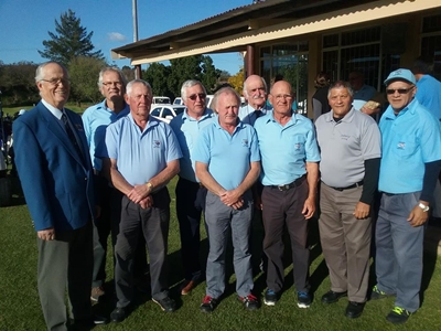 Gholfspelers trek saam op Heidelberg
