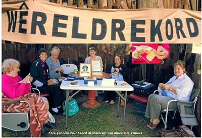 Albertinia brei vir wêreldrekord