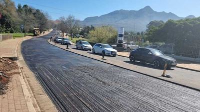 Road resealed with a month to spare