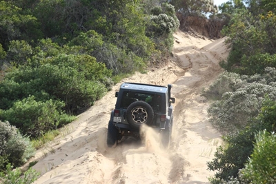 'Topless Jeeps' reis deur George