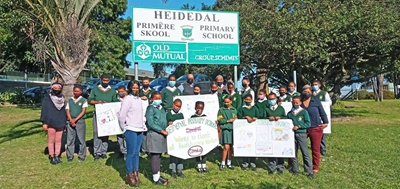 Heidedal-leerlinge sê dankie vir gesondheidswerkers