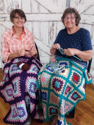 Hospice's Knit-a-thon sees kind ladies knit up a storm