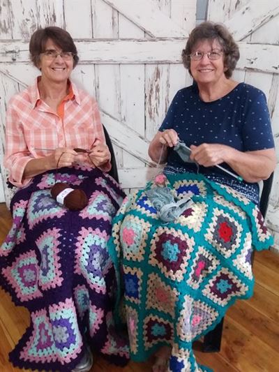 Hospice's Knit-a-thon sees kind ladies knit up a storm