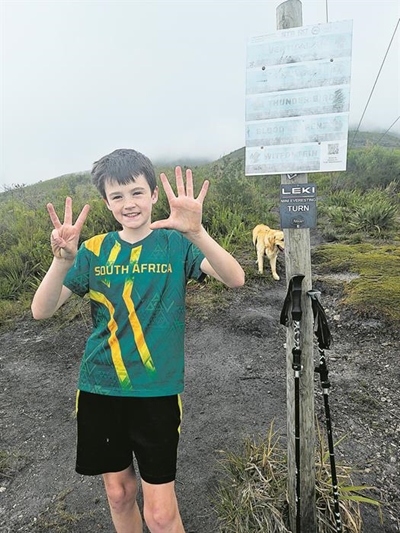 10-year-old conquers Mini Everest Challenge