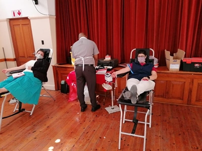 Locals support blood drive