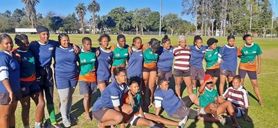 Women's rugby third in district