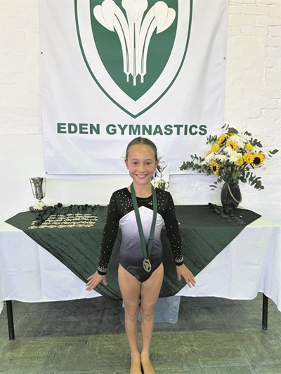 Mila shines with double gold