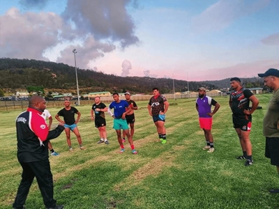 Groot-Brak-rugbyklub skop voorseisoenoefensessies af