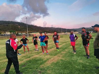 Groot-Brak-rugbyklub skop voorseisoenoefensessies af