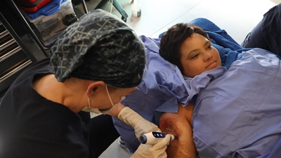 Medical help for singer to fill deep scars left by accident