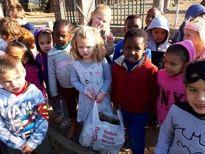 Pre-schoolers do their part for Mandela Day 