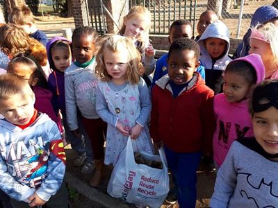 Pre-schoolers do their part for Mandela Day 