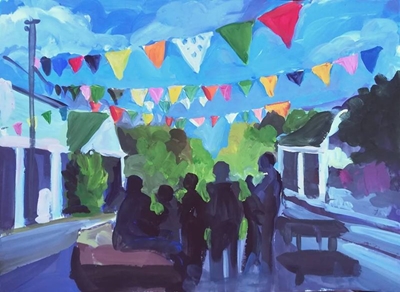 Artist captures wine weekend’s charm