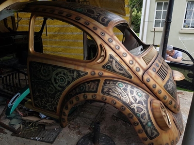 From rust bucket to work of art