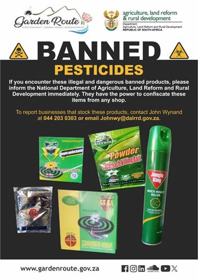 Banned pesticides - Stay alert!