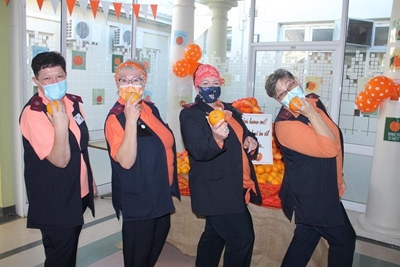 A boost of orange during 'new normal'
