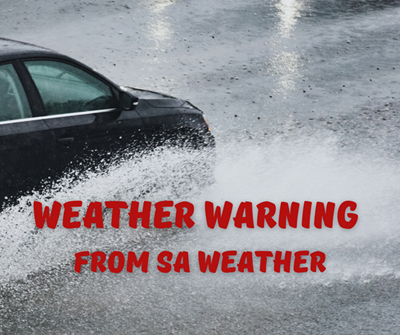 Warning: Heavy rain this afternoon