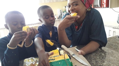 Community celebrates its slain hero's birthday