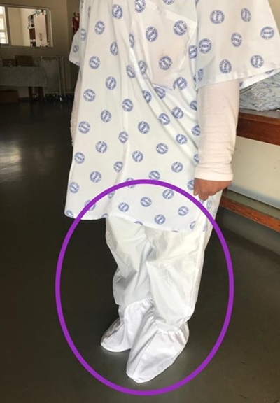 Fancourt linen transformed into protective clothing