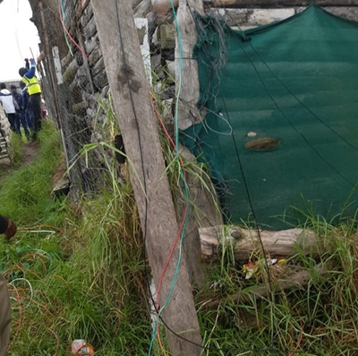 Child electrocuted due to illegal connection