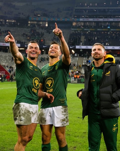 Springboks team: Kolisi at No 8, Kriel to captain side