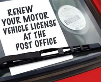 Renew your car licence faster at the Post Office