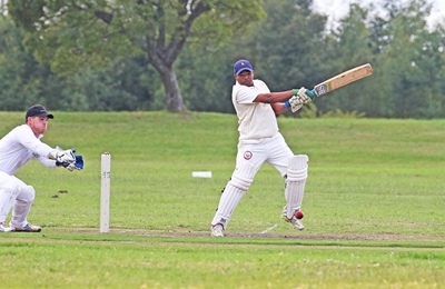 George moves into top position in the Premier club cricket league