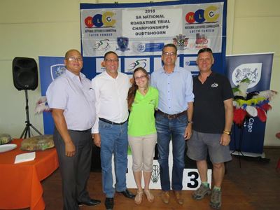 Oudtshoorn-fietsryers skitter