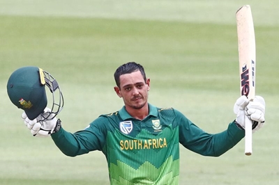 Ton-up De Kock leads from the front as South Africa thump England