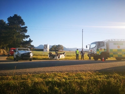 Accident on airport road