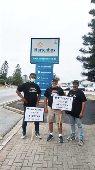 People Against Race Classification op Hartenbos