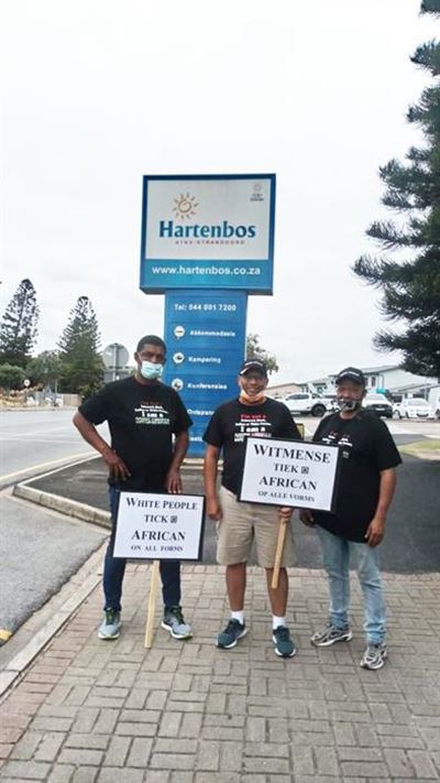 People Against Race Classification op Hartenbos